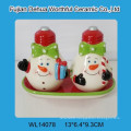 Christmas Ceramic Salt & Pepper Pair for Kitchen